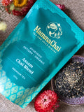 Mamma Chai Assam Chai Blend packaging with tea leaves